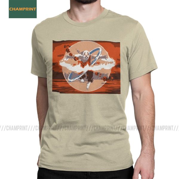 

avatar state avatar the last airbender men's leisure crew neck legend of korra aang tees short sleeve hooded sweatshirt hoodie men t sh