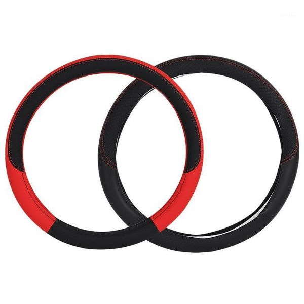 

seasons general pu leather car steering wheel cover anti slip protector1