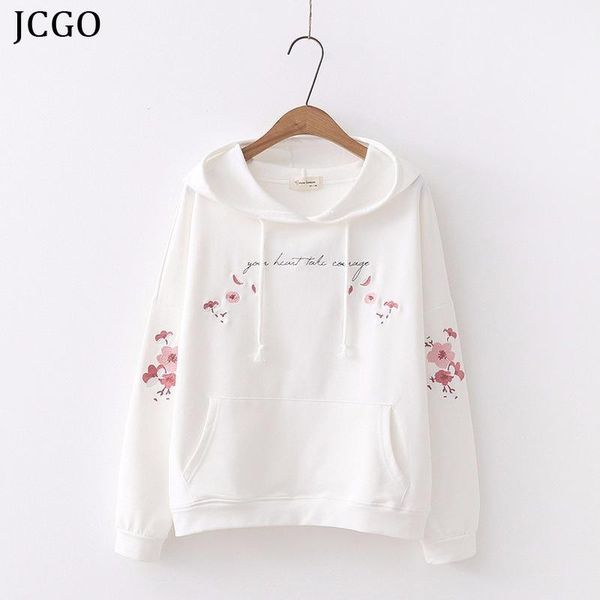 

women hoodies pocket pullover hooded sweet flowers print loose sweatshirts long sleeve oversized autumn spring women casual 1, Black
