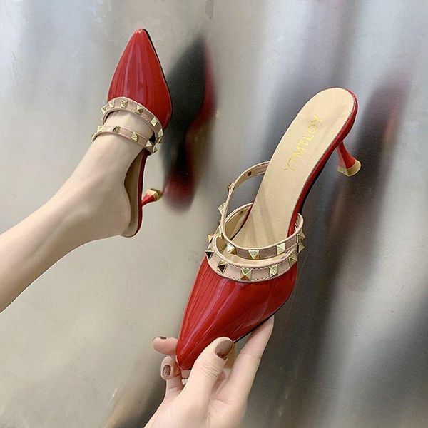 

baotou нового лето половины тапочек женщин в целом в 2020 году, Black