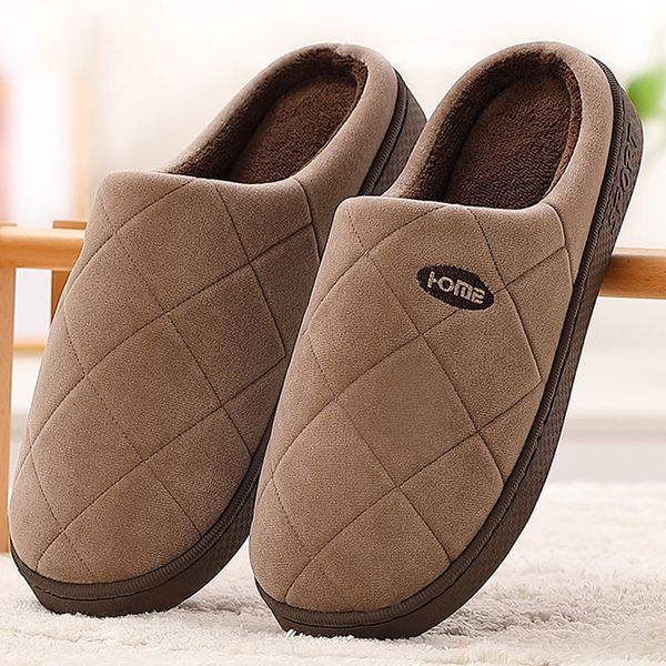 

plush woman winter velvet furry soft women indoor gingham rubber slippers suede shoes female x1020, Black