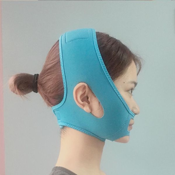 

повязка на повязку для лица релаксация релаксация подъема формы ремня подъемный укрепляющий двойной подбородок лицо тонкостойкая полоса масс