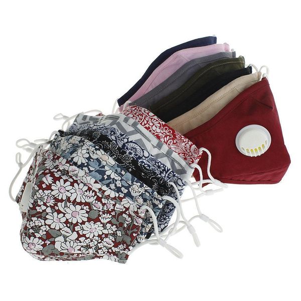 

anti-dust masks face mask dhl washable reusable pm2.5 valve protective cotton face masks c3hoi pkr2