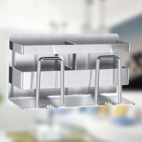 

toothbrush holder creative stainless steel toothbrush organizer wall mounted organizer for bathroom storage1