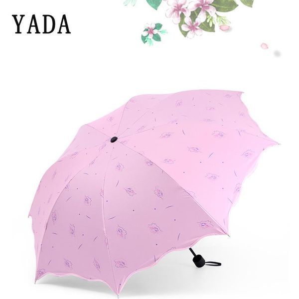 

yada new leaves flowers umbrella women uv rain men lace umbrellas designer for men windproof folding umbrella ys609 bbyoeh