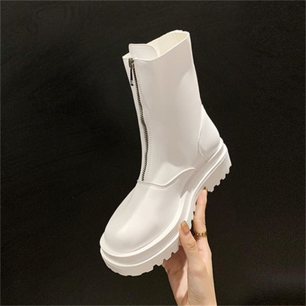 

front 2021 new of women short fall fashion black orange boots qbrh