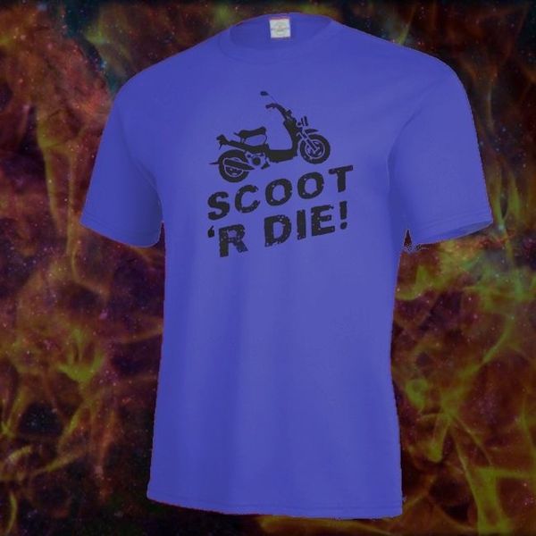 

fashion new retro vintage scoot 'r die shirt, mens & fitted 's, motor scooter chao sport hooded sweatshirt hoodie men t shirt