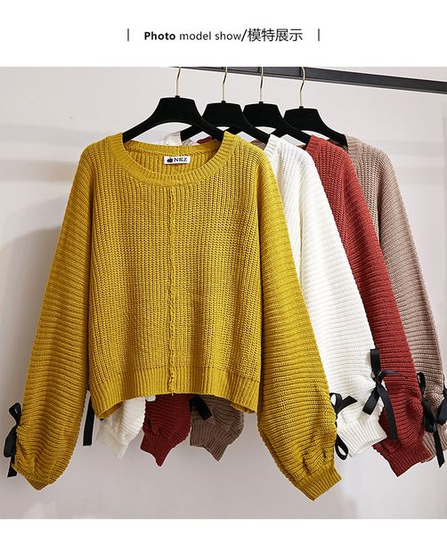 

women 2 piece set knitted and skirt set korean style student casual two piece outfits fall winter set clothing 2020, White
