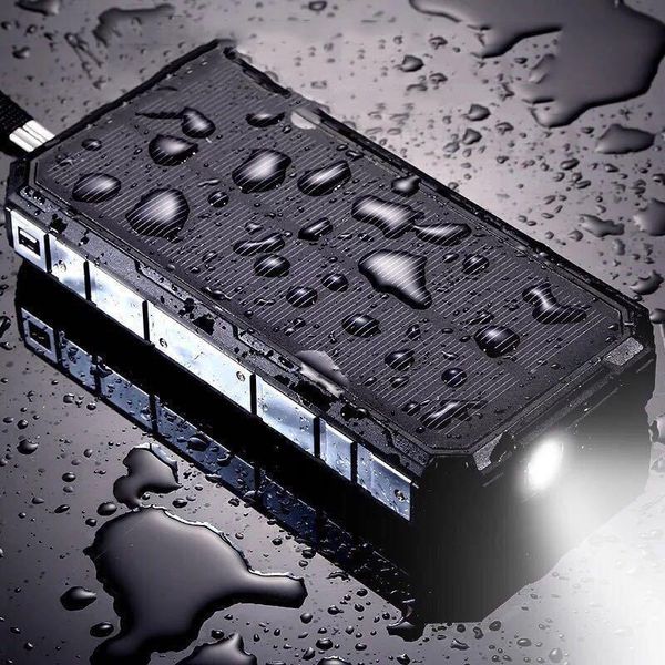 

outdoor camping solar portable power source 20000 ma charging treasure