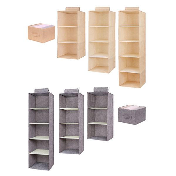 

household creative hanging drawer box cloth underwear woman shoes storage supplies wardrobe organizer shelves organizadores dhl