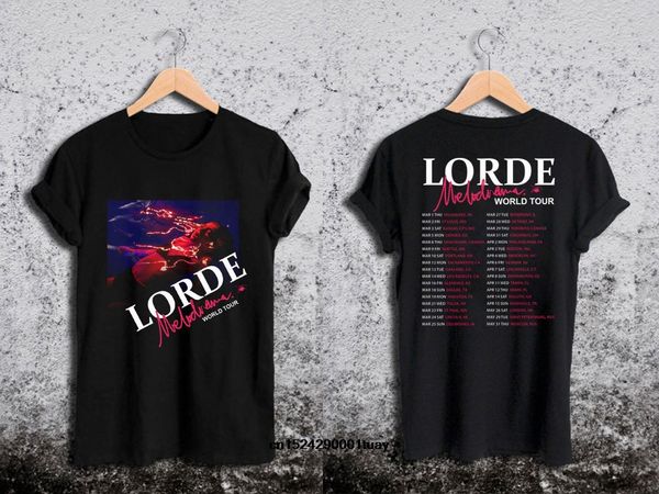 

lorde melodrama concert world tour dates shirt new black t-shirt sport hooded sweatshirt hoodie