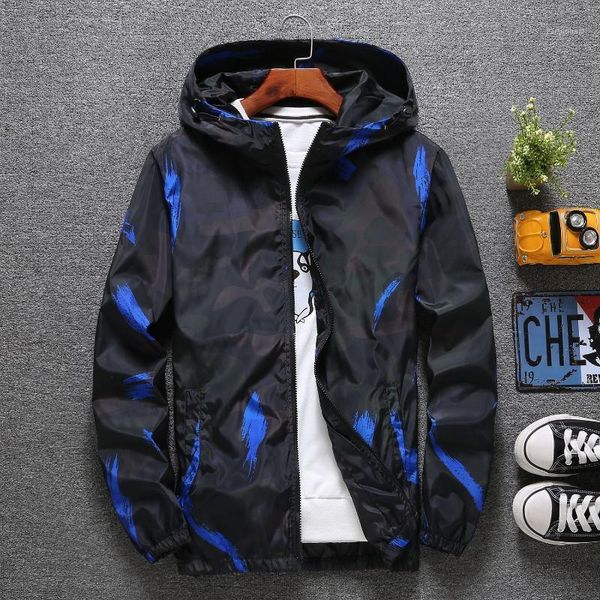 

men's jackets windbreaker jacket men autumn male coat thin outwear fashion hooded casual jackets1, Black;brown