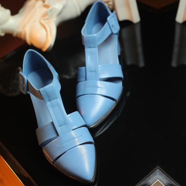 

dress shoes maggie's walker women sweet pointed-toe rome style genuine leather casual pumps size 35~39, Black