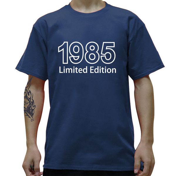 

summer new 1985 limited edition men cotton short sleeve 1985 birthday gift mans hoodie designers t shirts sweatshirt