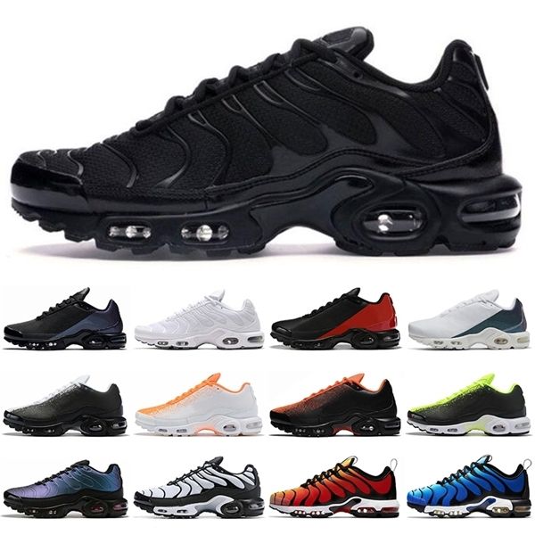 

dropshipping tn plus se men women sport shoes triple white athletics outdoor mens womens trainers sports sneakers runners size 36-45