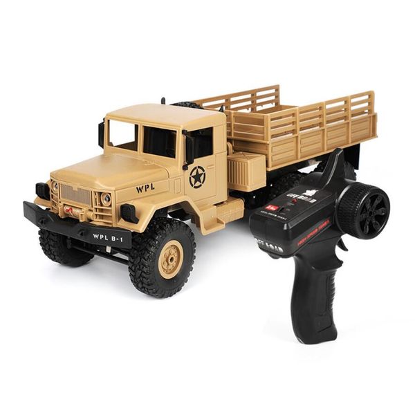 

WPL B16 6WD Off Road RC Military Car Drift Upgrade KIT DIY 1:16 Buggy R/C Monster Truck Vehicle 6 Wheel Assembl Crawler B36 Ural