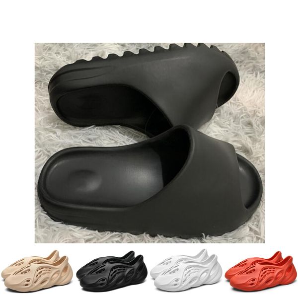 

triple black classic slipper for men women brown desert sand resin bone earth slippers mens shoes sandals foam runner sneakers 36-45