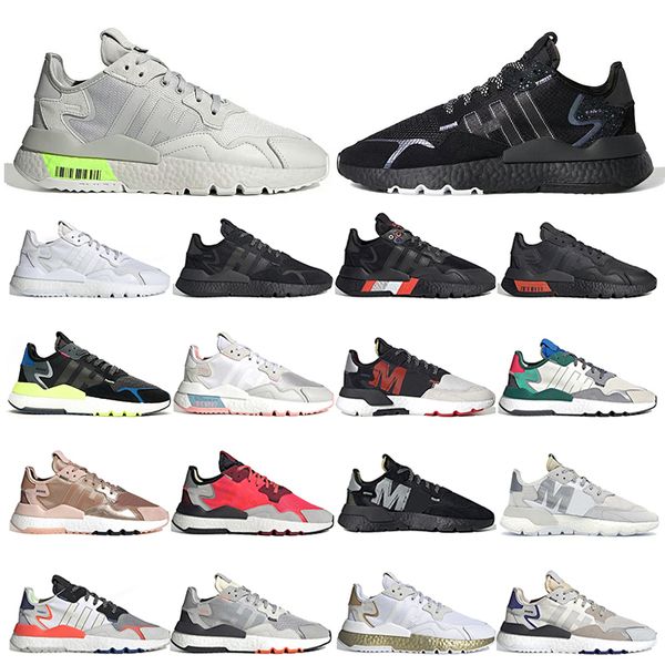 

reflective xeno nite jogger mens running shoes active blue collegiate green core black m bred cloud white men women sports sneakers 36-45