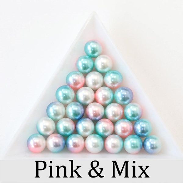 

3 4 6 8 10 12mm no hole rainbow color bead abs imitation pearl beads round plastic acrylic beads for jewelry making findings diy h jlllyl