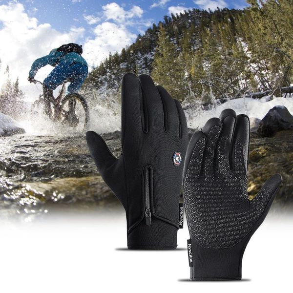 

ski gloves 1 pair of warm winter cycling touch screen waterproof and windproof sports accessories