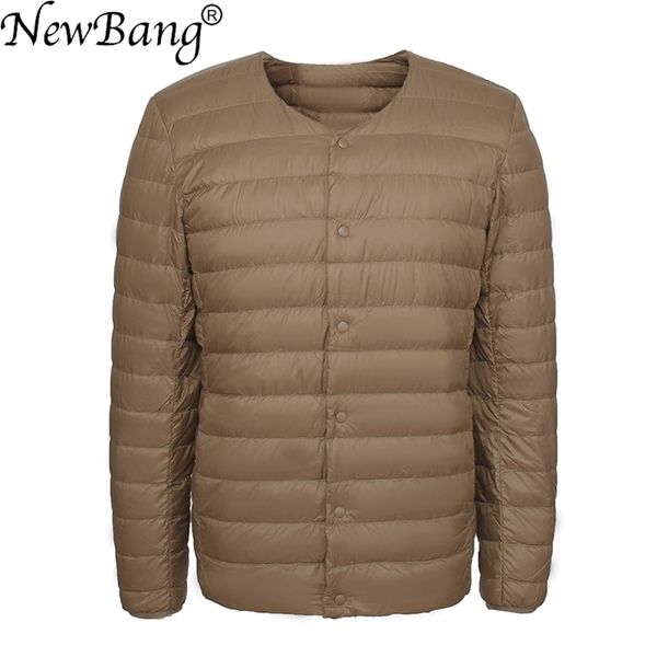 

men's ultra down jacket, light coat, thin, windproof, warm lining, Black