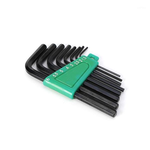 

8pcs l-type multipurpose wrench set screwdriver repair tools household long handle cycling mini hexagon spanner simple allen key1