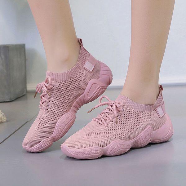 

dropshipping mesh shoes casual lace up vulcanize shoes 1026, Black