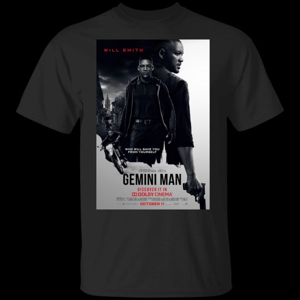

new gemini man 2020 movie tv black t shirt men women m-xxxl tee shirt latest new style sport hooded sweatshirt hoodie
