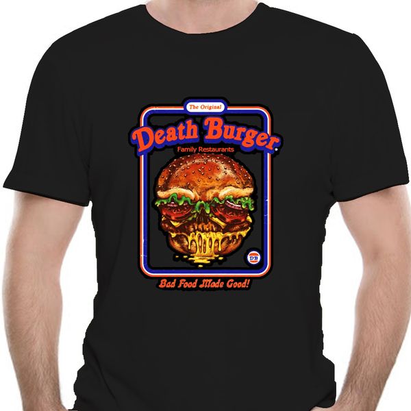 

bad food made good death burger hipster skull family halloween restaurant & tees fabric 8755a sport hooded sweatshirt hoodie t shirt