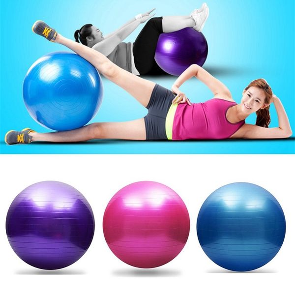 

sports yoga balls bola pilates fitness ball gym balance exercise pilates workout massage ball with pump 25cm