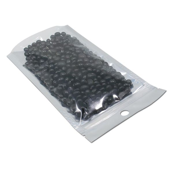 

10x19cm ziplock mylar stept вверх алюминиевая фольга прозрачная упаковочная сумка на молнию еда для хранения пищи кофе упаковочный мешок с в