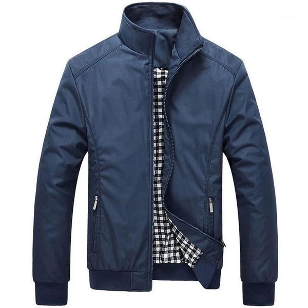 

new fashion jacket men casual sportswear bomber college jackets plus size 5xl 6xl 7xl stand collar leisure business coats1, Black;brown