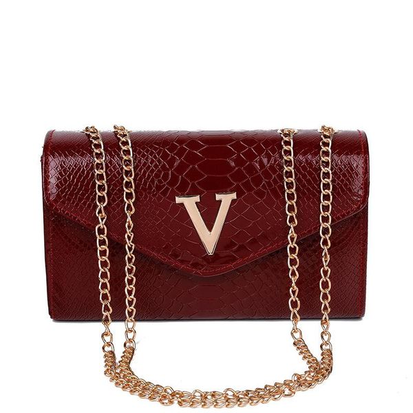 

summer bags luxury patent leather new women handbag small chain shoulder purse ladies clutch tote