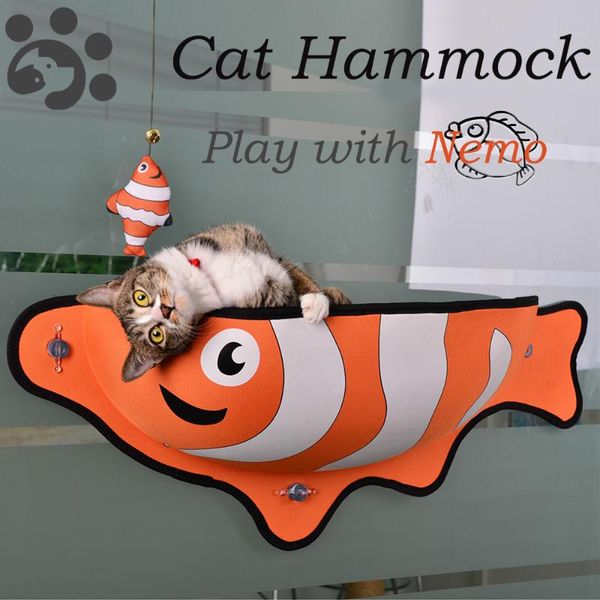 

cat beds & furniture hammock bed pet window pod lounger suction cups for cats rest house sunny seat soft and comfortable ferret cage bd0151