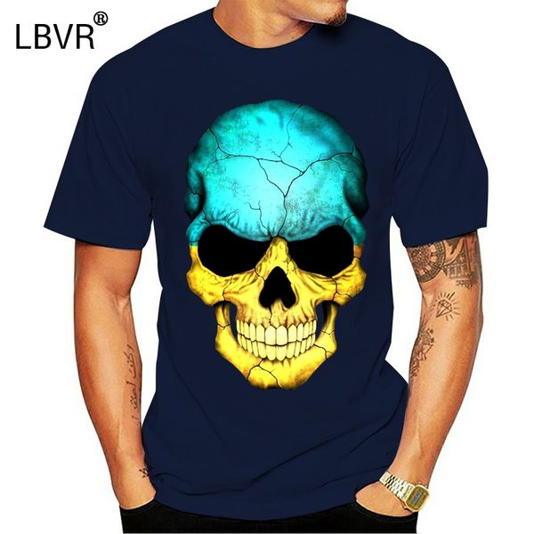 

ukrainian flag skull for men plus size cotton team 4xl 5xl 6xl camiseta hoodie designers t shirts sweatshirt