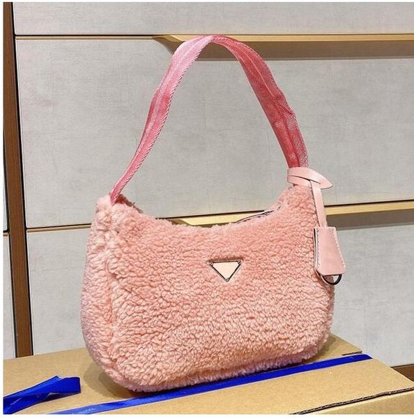 

handbags purse axillary pouch women wallets fashion wool nylon letter artwork zipper plain