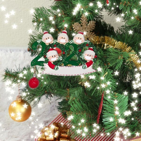 

2020 christmas ornament christmas tree ornament 2020 merry christmas santa hanging ornaments home personalized decor dropshippin wmtnyt