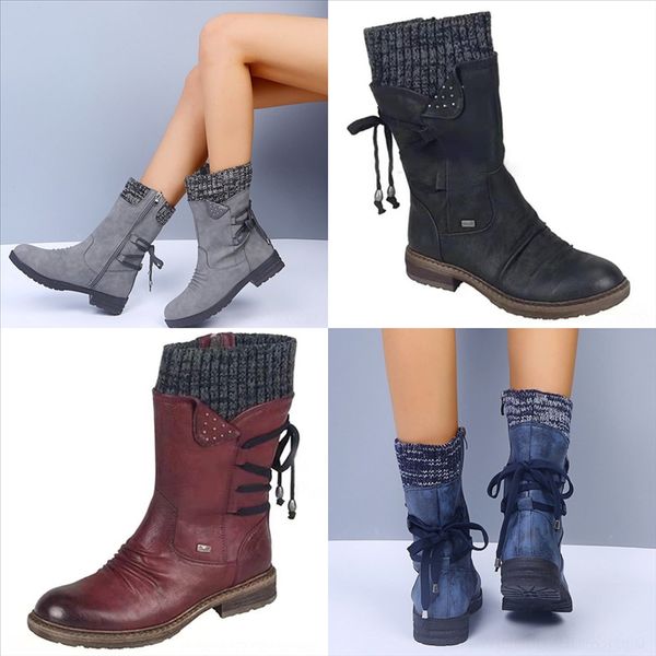 

mwui new girlspu boys shoes spring autumn boots leather high waterproof boot children fashion toddler kids warm winter, Black