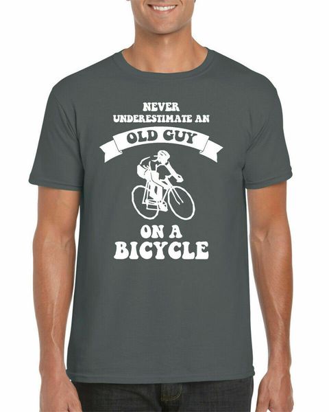 

never underestimate old guy t-shirt cycling bike cyclist gift adults tee hip-hop tee shirt sport hooded sweatshirt hoodie