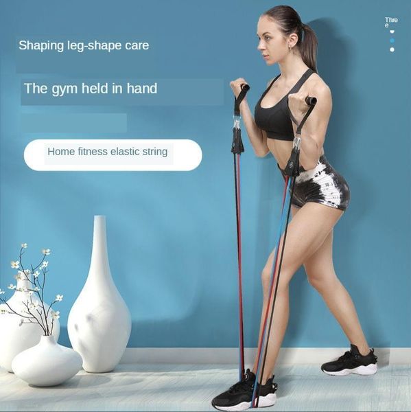 

11 pieces of elastic resistance band suit gym fitness equipment stretch rubber ring belt for yoga training exercise