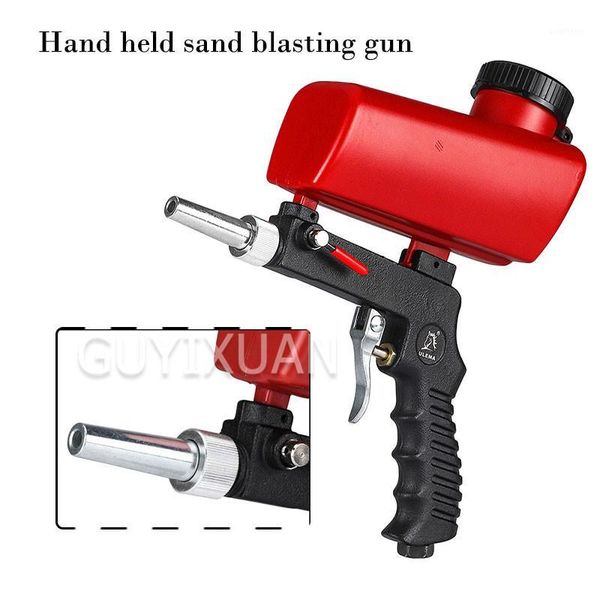 

hand-held pneumatic sandblasting gun small quartz sand blasting machine airflow pulse rust and impurities removal device1