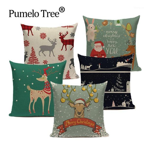 

christmas decorations for home bed linen new year's decor pillowcase xmas decoration gifts for the new year santa christmas 20191