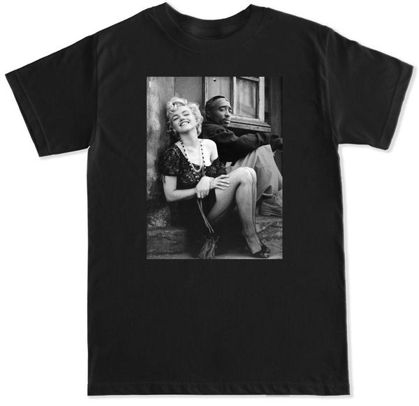 

tupac 2pac marilyn monroe rap hip hop actress model icon classic mens t shirt sport hooded sweatshirt hoodie