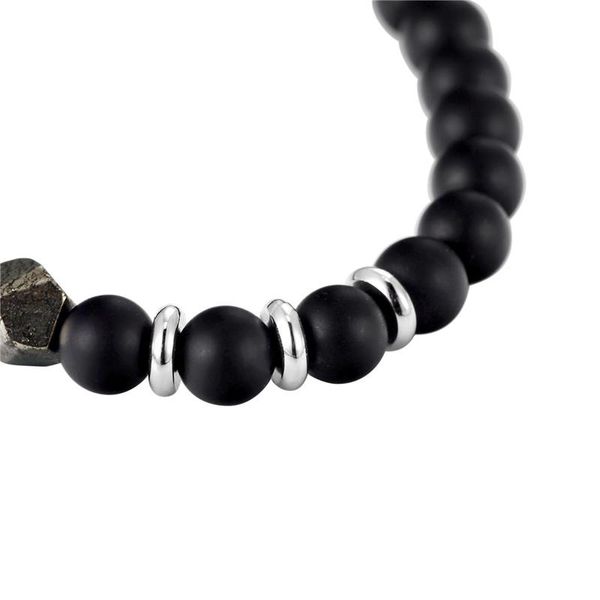 

mkendn 2017 новое прибытие мужчины женщины натуральный камень бусины браслет yoga фитнес мода fit life геометрические железные руды очарован