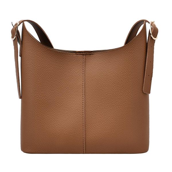 

messenger bag women bucket shoulder bag large capacity vintage matte pu leather lady handbag luxury designer bolsos mujer black