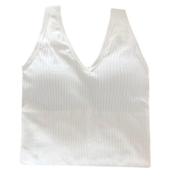 

summer women bra bralette brassiere girls tank crop female sports underwear 094b, Black;white