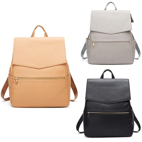 

new large pu leather diaper bag backpack women stroller organizer bags travel baby nappy bags for mom daddy sale