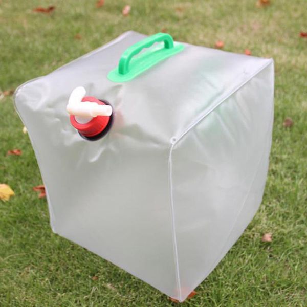 

outdoor bags 1pcs 10l/20l folding drinking water bag camping storage containers