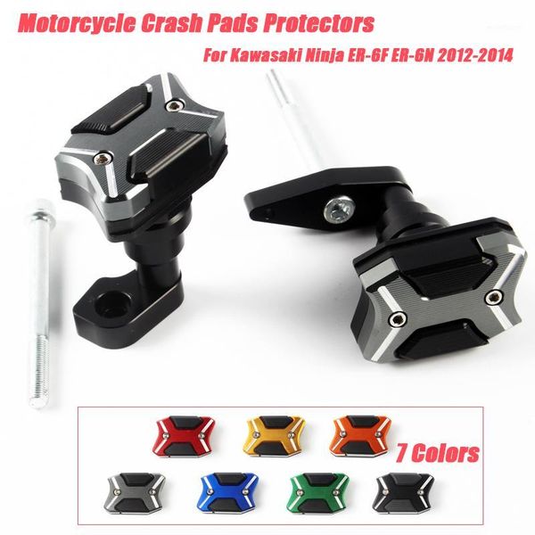 

frame slider fairing guard anti crash pad cnc titanium alloy falling protection escape for er-6f er-6n 2012-20141