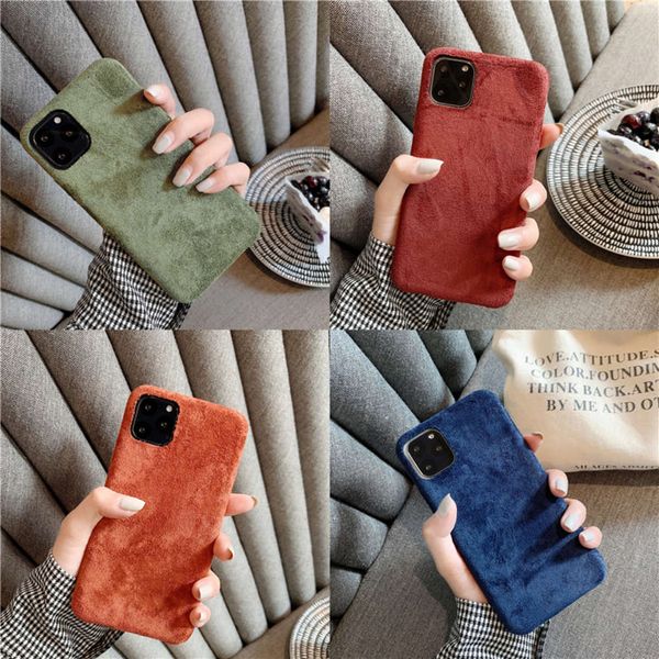 

3ins hanfeng dirty orange suede for vip xs / xr mobile phone case 11pro max 7 / 8plus soft 6s fall proofcf1
